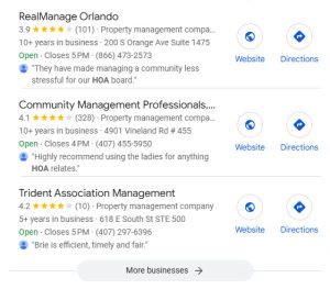 Orlando HOA Management Near Me